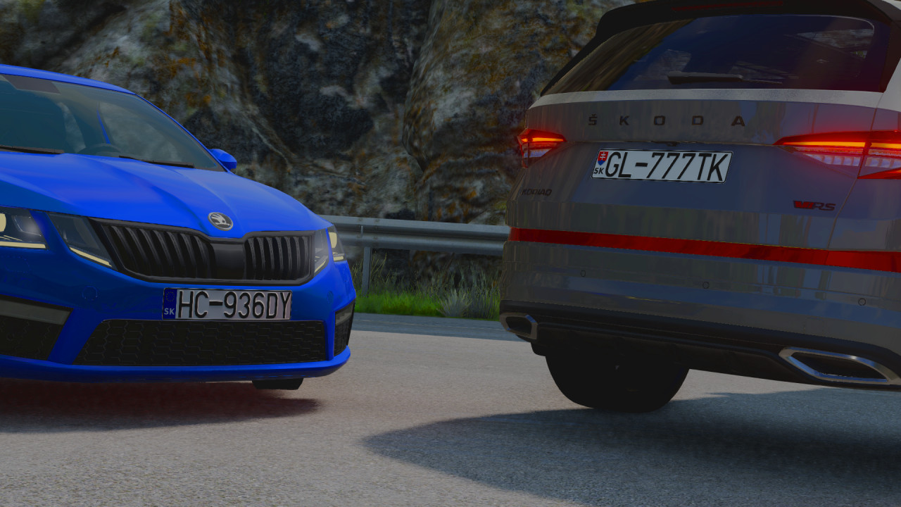 Slovak License Plates Pack